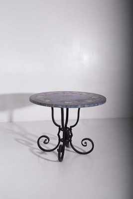 Vintage Italian Coffee Table with Marble Top, 1900s-RCE-1735407