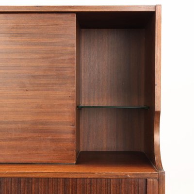 Vintage Italian Cupboard in Exotic Wood Veneer, 1960s-VMM-2023891