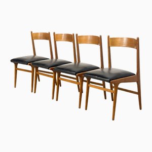 Vintage Italian Dining Chairs, 1960s, Set of 4-IRH-1816562