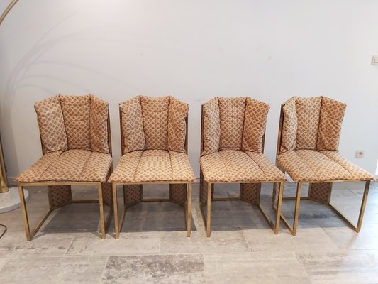 Vintage Italian Dining Chairs, 1970s, Set of 4-WBX-748901