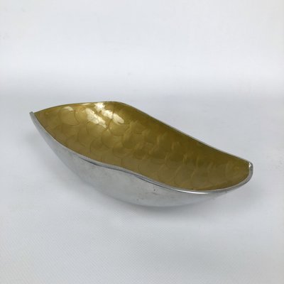 Vintage Italian Enamelled Aluminum Dish, 1970s-OT-981833