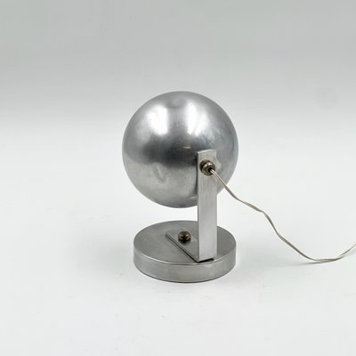 Vintage Italian Eyeball Table Lamp in Aluminium, 1960s-YSC-2027824