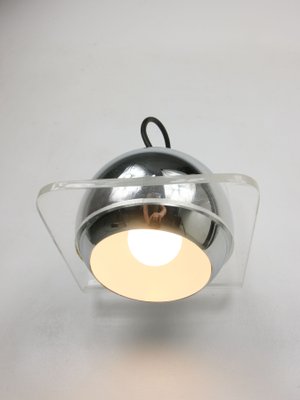 Vintage Italian Eyeball Wall Lamp in Chrome from Guzzini-HGJ-1299488