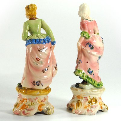 Vintage Italian Figurines from Capodimonte, 1950s. Set of 2, Set of 2-GIW-1807052