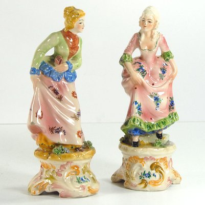 Vintage Italian Figurines from Capodimonte, 1950s. Set of 2, Set of 2-GIW-1807052