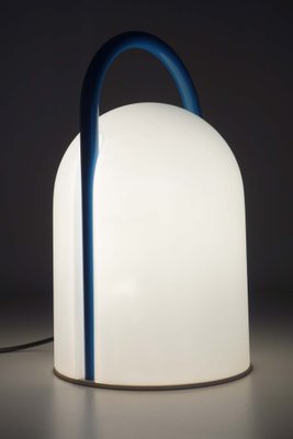 Vintage Italian Glass Tender Table Lamp, 1980-KGD-2041881