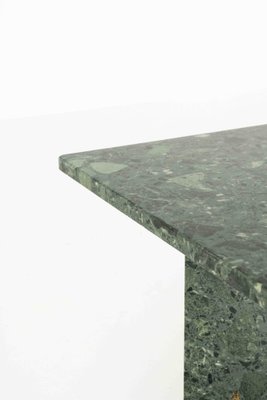 Vintage Italian Green Marble Coffee Table, 1980s-UQV-1357470