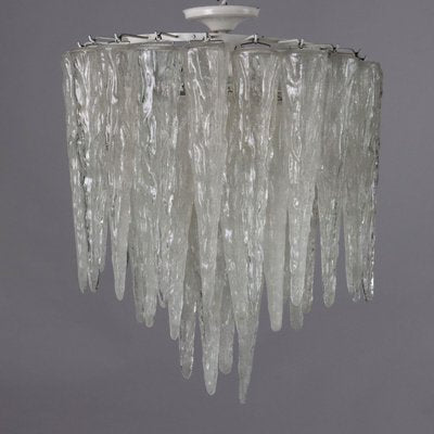 Vintage Italian Lamp in Metal and Blown Glass, 1960s-VMM-1806466