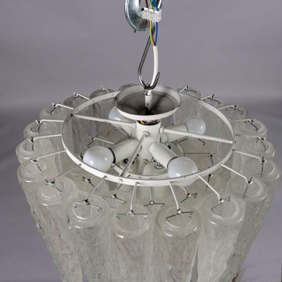 Vintage Italian Lamp in Metal and Blown Glass, 1960s-VMM-1806466