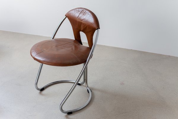 Vintage Italian Leather Chair-YWH-1746020