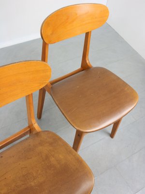 Vintage Italian Leatherette Dining Chairs, Set of 3-HGJ-1251280