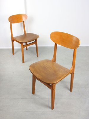 Vintage Italian Leatherette Dining Chairs, Set of 3-HGJ-1251280