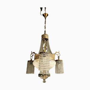 Vintage Italian Liberty Chandelier, 1930s-JJC-1176705