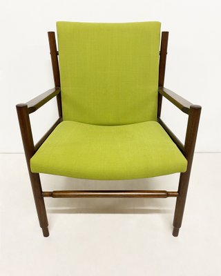 Vintage Italian Lime Cherry & Cotton Armchairs, 1970s, Set of 2-WIM-1279468