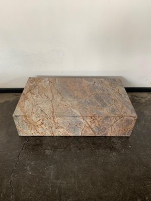 Vintage Italian Marble Coffee Table-HZ-885226