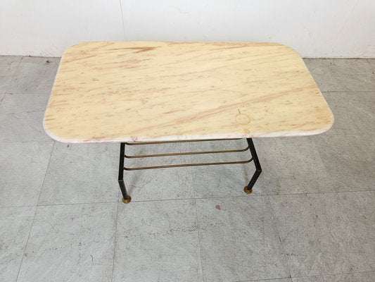 Vintage Italian Marble Coffee Table, 1950s-IRH-1806250