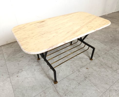 Vintage Italian Marble Coffee Table, 1950s-IRH-1806250