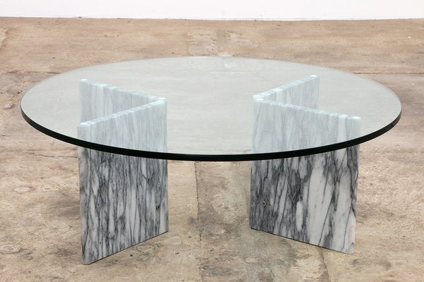 Vintage Italian Marble Coffee Table, 1970s-EZZ-1739940