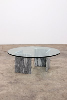 Vintage Italian Marble Coffee Table, 1970s-EZZ-1739940