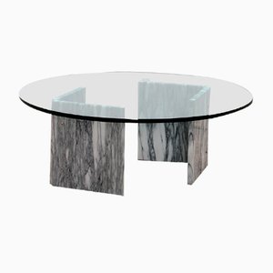 Vintage Italian Marble Coffee Table, 1970s-EZZ-1739940