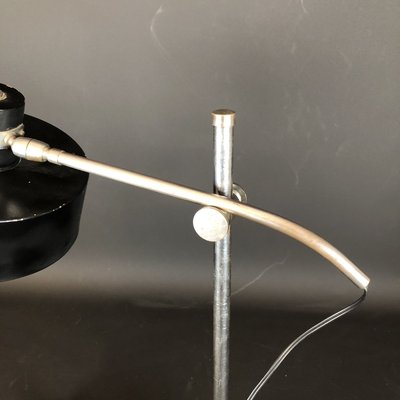 Vintage Italian Metal and Nickeled Brass Table Lamp-OT-831834