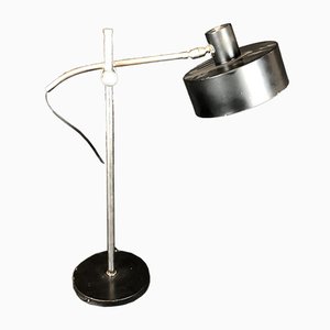 Vintage Italian Metal and Nickeled Brass Table Lamp-OT-831834