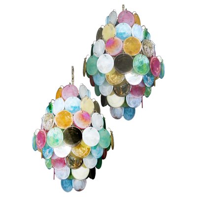 Vintage Italian Murano Chandeliers, 2000s, Set of 2-OVO-1672024