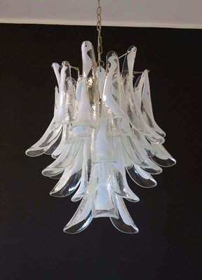 Vintage Italian Murano Glass Chandelier with 30 Glass Petals, 1983-FHZ-637615