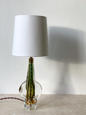 Vintage Italian Murano Glass Table Lamp, 1970s-ARN-555011