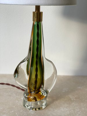 Vintage Italian Murano Glass Table Lamp, 1970s-ARN-555011