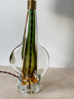 Vintage Italian Murano Glass Table Lamp, 1970s-ARN-555011