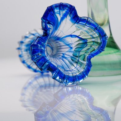 Vintage Italian Murano Glass Vases, 1970, Set of 3-VDW-2026340