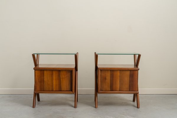 Vintage Italian Nightstands, 1960, Set of 2-UJE-2021216