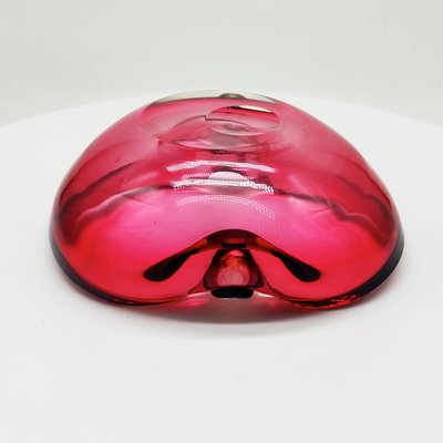 Vintage Italian Pink Ashtray in Submerged Murano Glass, 1960s-YHS-2028330