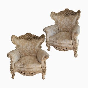 Vintage Italian Provincial Armchairs, Set of 2-TCS-1719471