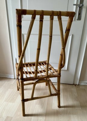 Vintage Italian Rattan Chair, 1960s-JO-1760245