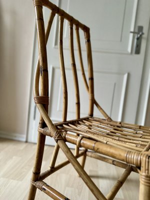 Vintage Italian Rattan Chair, 1960s-JO-1760245