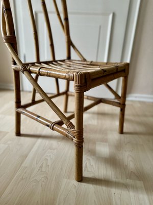 Vintage Italian Rattan Chair, 1960s-JO-1760245