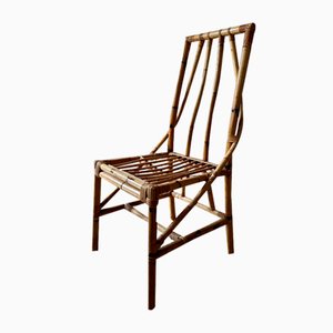 Vintage Italian Rattan Chair, 1960s-JO-1760245