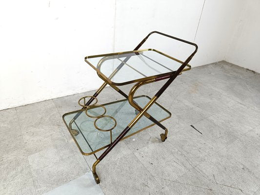 Vintage Italian Serving Trolley by Cesare Lacca, 1950s-IRH-1819326