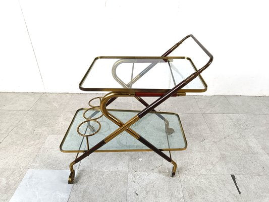 Vintage Italian Serving Trolley by Cesare Lacca, 1950s-IRH-1819326