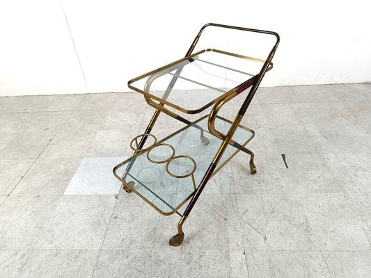 Vintage Italian Serving Trolley by Cesare Lacca, 1950s-IRH-1819326