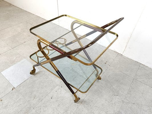 Vintage Italian Serving Trolley by Cesare Lacca, 1950s-IRH-1819326