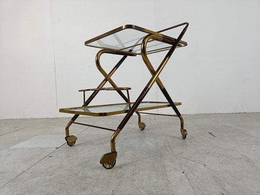 Vintage Italian Serving Trolley by Cesare Lacca, 1950s-IRH-1819326