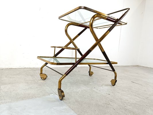 Vintage Italian Serving Trolley by Cesare Lacca, 1950s-IRH-1819326