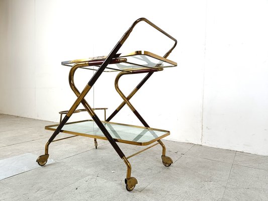 Vintage Italian Serving Trolley by Cesare Lacca, 1950s-IRH-1819326