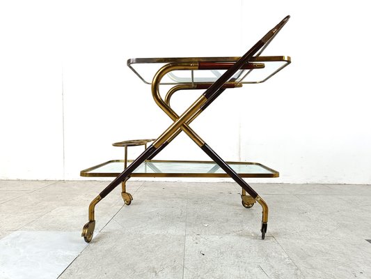 Vintage Italian Serving Trolley by Cesare Lacca, 1950s-IRH-1819326