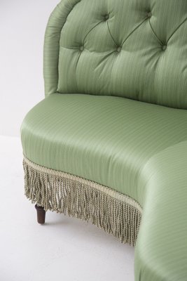 Vintage Italian Silk Satin Sofa-RCE-1324014