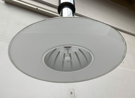 Vintage Italian Silver Pendant Lamp, 1970s-UAH-1293254