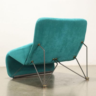 Vintage Italian Skipper Feeling Armchair in Alcantara, 1980s-VMM-1612037